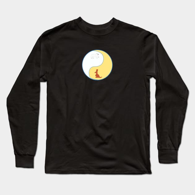 North and South Long Sleeve T-Shirt by traditionation